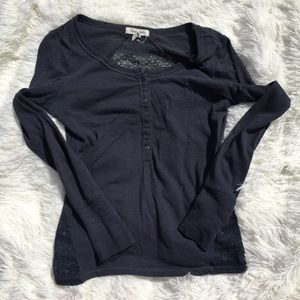 💚 Long sleeve lace shirt